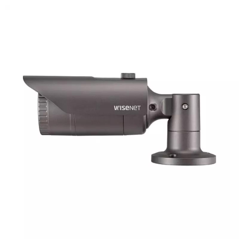 Câmara de vigilância IP bullet Hanwha Wisenet QNO-6012R1 — 2,8 mm, 1920×1080, interior/exterior, montagem em teto/secretária, preto