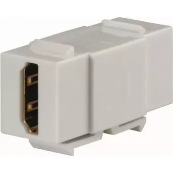 Módulo Keystone Rutenbeck 17010653 plano branco HDMI