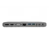 Eaton Tripp Lite Dock USB-C, Triple Display - 4K HDMI/DisplayPort, VGA, USB 3.2 Gen 1, Hub USB-A/USB-C, GbE, carregamento PD 100W, Cabos de alimentação internacionais - Docking station - USB-C