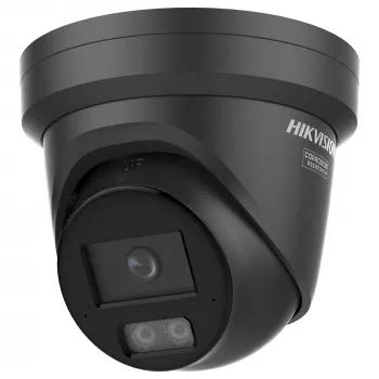 Hikvision 4 MP Smart Hybrid Light com ColorVu Fixed Turret - PRETO (DS-2CD2347G3-LI2UY(2.8mm)(Preto))