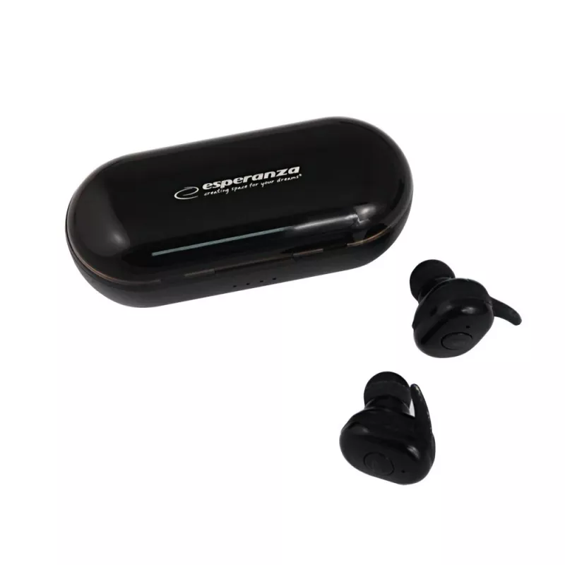 Auscultadores Esperanza TWS CARDERA sem fios In-Ear chamadas/música Bluetooth preto