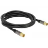 Cabo coaxial RG-6/U DeLOCK 88923 2m IEC preto