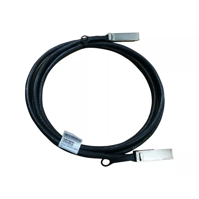 HPE - Cabo de cobre de ligação direta X240 - Cabo de ligação direta 100GBase - QSFP28 (M) a QSFP28 (M) 3 m