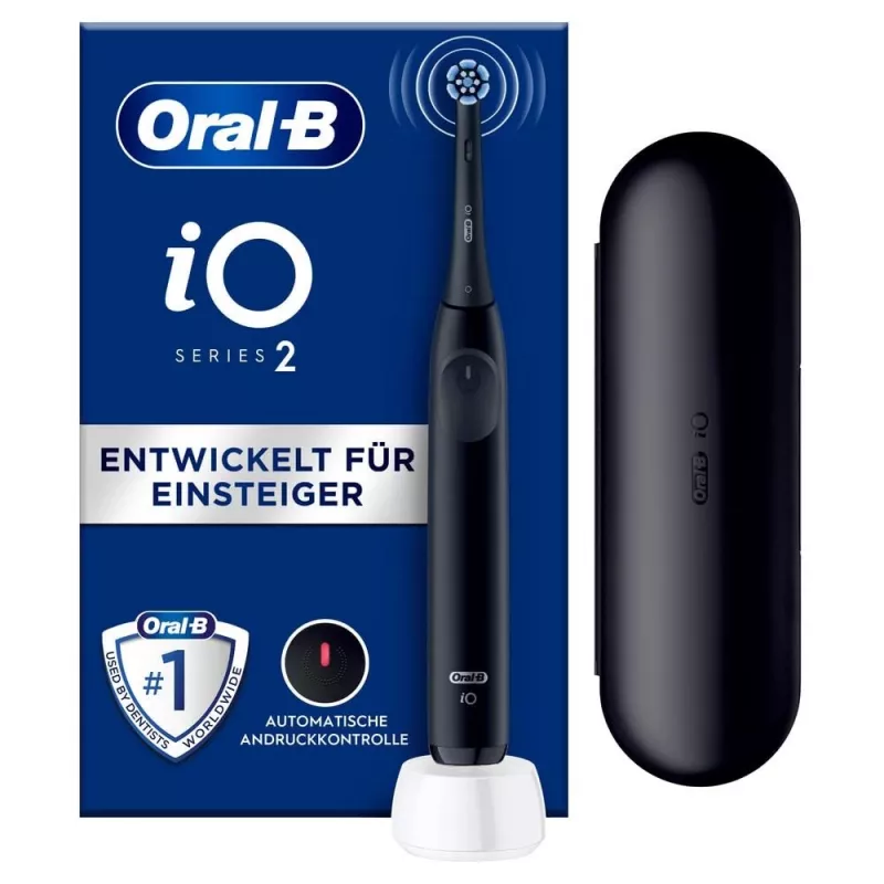 Escova de dentes sónica Oral-B iO SERIE 2 para adultos, preta