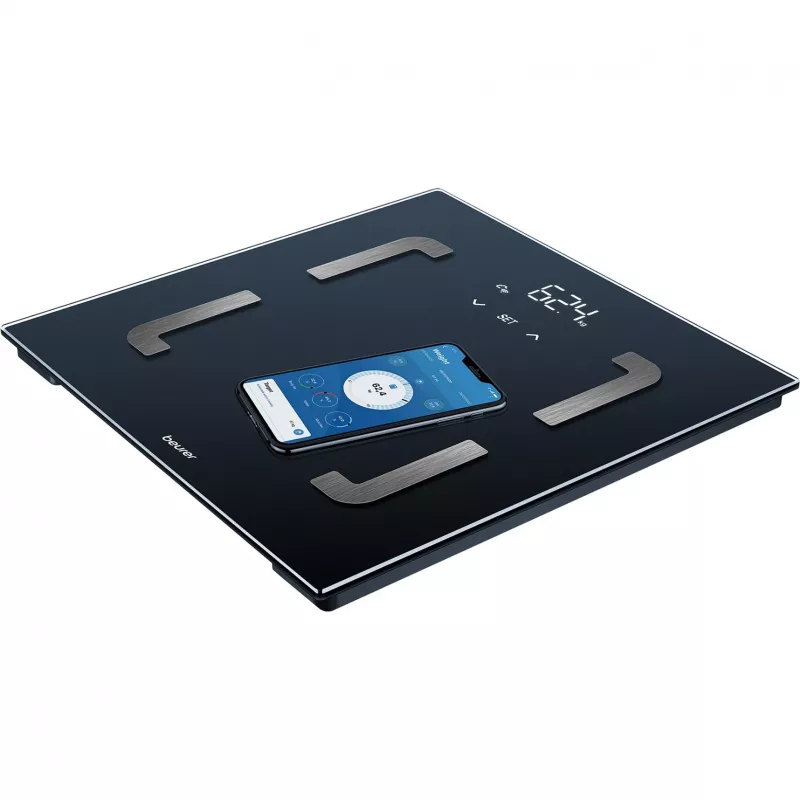 Balança de análise Beurer BF 880 WIFI capacidade (máx.)=180 kg preta (76008)