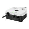 Extensão elétrica Eaton Protection Box 6 Tel@ USB FR