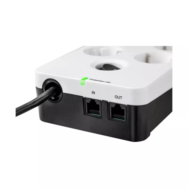 Extensão elétrica Eaton Protection Box 6 Tel@ USB FR