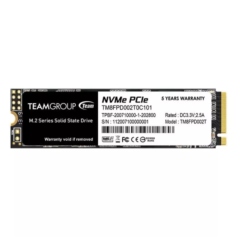 Disco SSD Team Group 2 TB M.2 PCI Express 3.0 NVMe MP33 PRO