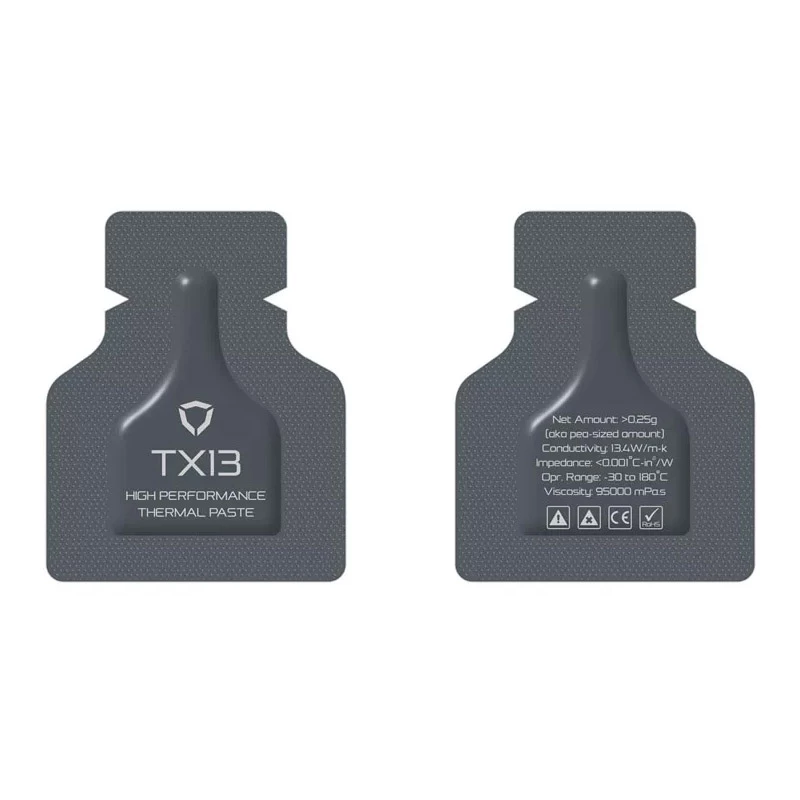 Pasta térmica Streacom TX13 1,25 g pasta térmica para refrigeração de CPU/GPU
