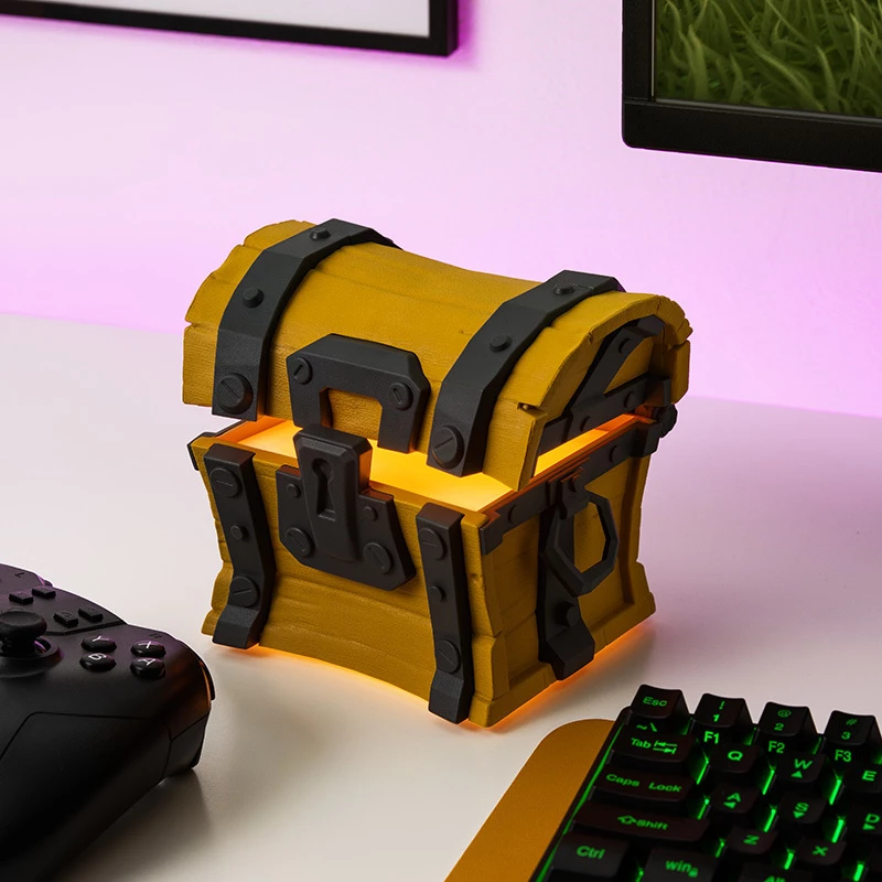 Candeeiro de mesa Paladone Fortnite Chest Light – candeeiro LED temático de novidade