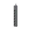Régua de tomadas TRACER TRALIS47025 cabo 1,8 m, 6 tomadas