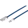 Cabo USB S/CONN 14-50024 USB 2.0 2 m USB A USB C azul