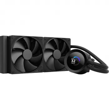 NZXT Kraken Plus 240 refrigeração líquida all-in-one para processador 12 cm preto