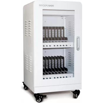 Carrinho de gestão de dispositivos portátil RealPower Power Station 20