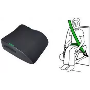 Cadeira de criança IWH Junior preto-cinzento ECE R129 (modelo 70410) adequada para veículos