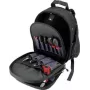 Mochila de ferramentas cimco 170420 com 14 ferramentas – organizador compacto e portátil para ferramentas manuais