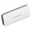 Carregador portátil Esperanza EMP106WE Radium — 8000 mAh, saída para 3 dispositivos, entrada Micro-USB, saídas 5V/2A e 5V/1,5A/1A, cinzento