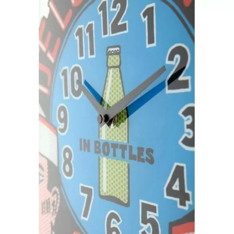 Relógio de parede NeXtime 8167 Delux Diner, 43x43 cm, multicolor