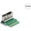 Adaptador DELOCK interno SFF-8654 para SFF-8654 (macho), modelo 64179, SAS 8i fino 90°