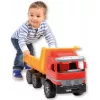 Camião basculante de brinquedo Lena Actros 62 cm carrinho castanho individual
