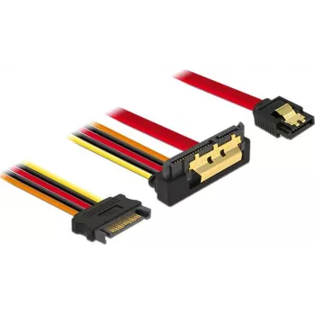 Cabo SATA DeLOCK 85229 0,3 m SATA 7 pinos SATA 22 pinos preto