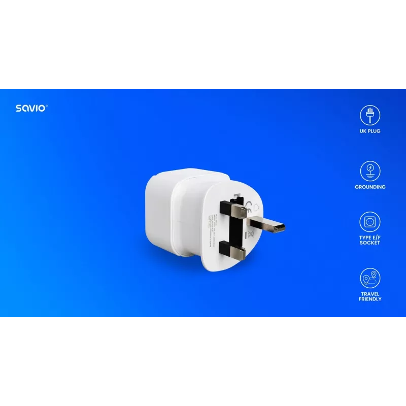 Adaptador de viagem AP-04 SAVIO