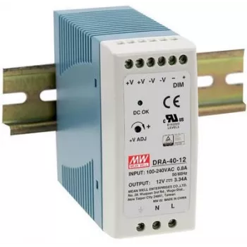 Fonte de alimentação para calha DIN MDR-60-48 1,25A PULSAR