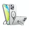 Capa transparente Torras para iPhone 16 Pro — UPRO OSTAND SPIN SERIES, capa de proteção transparente leve e fina