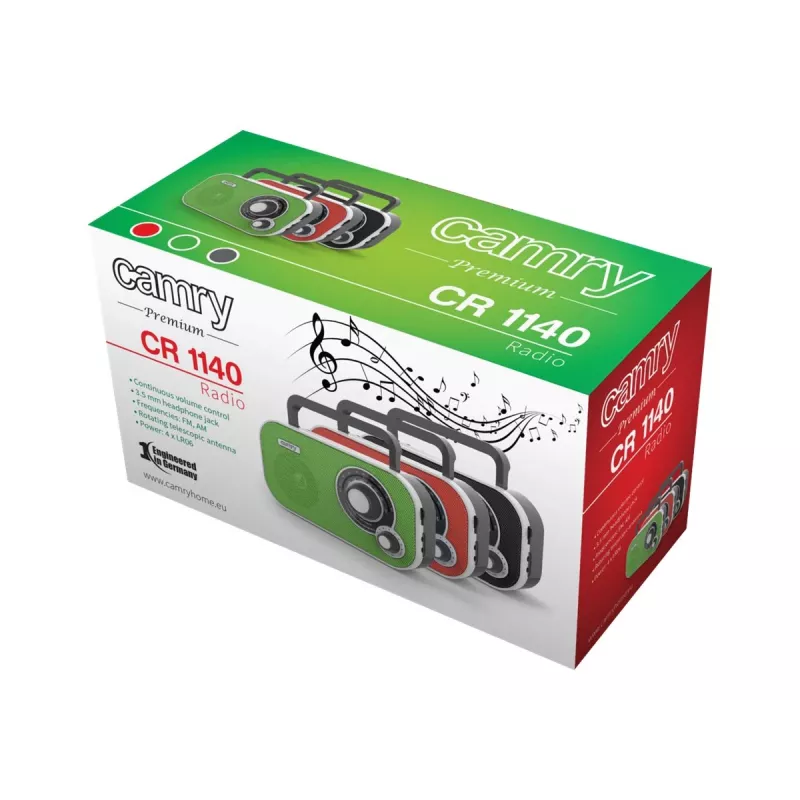 Rádio portátil Camry CR 1140R vermelho
