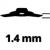Lâmina de relva 3404996, para roçadoras GH-BC 33-4S / 43AS, GC-BC 31-4S, lâmina de substituição