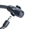 Fechadura de bicicleta de aço 12 mm com chave - YCK0/12/200/2 preto
