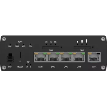 Router 5G TELTONIKA RUTM54 com modem Telit e suporte dual-SIM