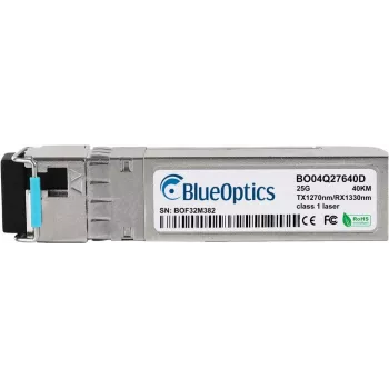 Transceptor SFP28 BlueOptics BO04Q27640DIN 25GBASE-BX-U 25Gbps 40 km