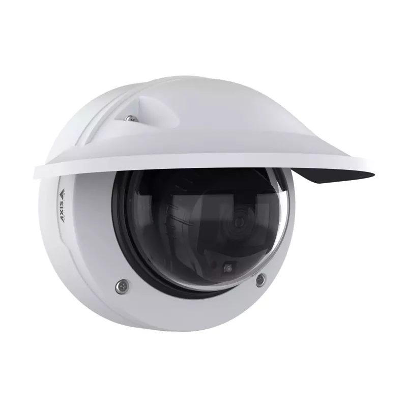 Câmara de vigilância IP dome AXIS P3277-LVE — 2592×1944, 30 fps, teto/parede, interior e exterior, 1/2,8 polegadas CMOS, 104° HFOV