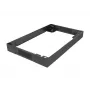 BASE/PÉ PARA ARMÁRIOS AUTÓNOMOS 600X1000 19 (FF01 & FF02) PRETO LANBERG