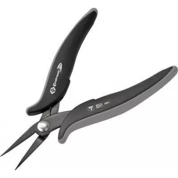 Alicates c.k tools T3889 – pinça de ponta reta ESD, 152 mm