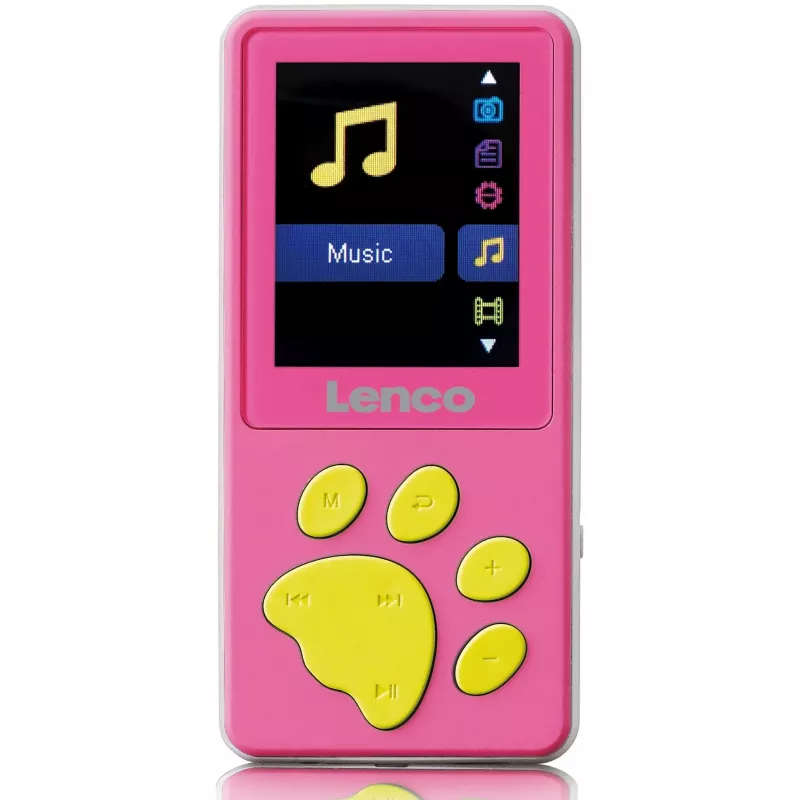Leitor MP3/MP4 Lenco XEMIO-560PK 8 GB Rosa (XEMIO-560PK)