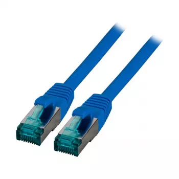 EFB-Elektronik cabo de patch RJ45 Cat.6A S/FTP LSZH azul 0,5m
