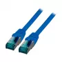 EFB-Elektronik cabo de patch RJ45 Cat.6A S/FTP LSZH azul 0,5m