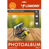Mini álbum fotográfico Lomond quadrado grande mate, 51×68 mm — para impressões pequenas, páginas mate