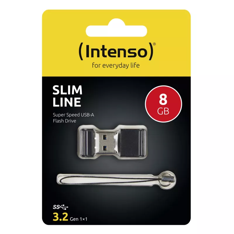 Pen USB Intenso 8 GB USB Type-A 3.2 Gen 1 preto