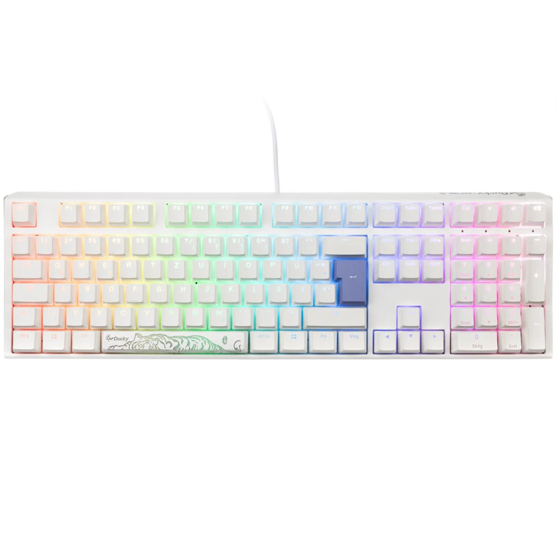 Teclado Ducky One 3 Classic Pure White USB Alemão Branco (DKON2108ST-PDEPDPWWWSC1)