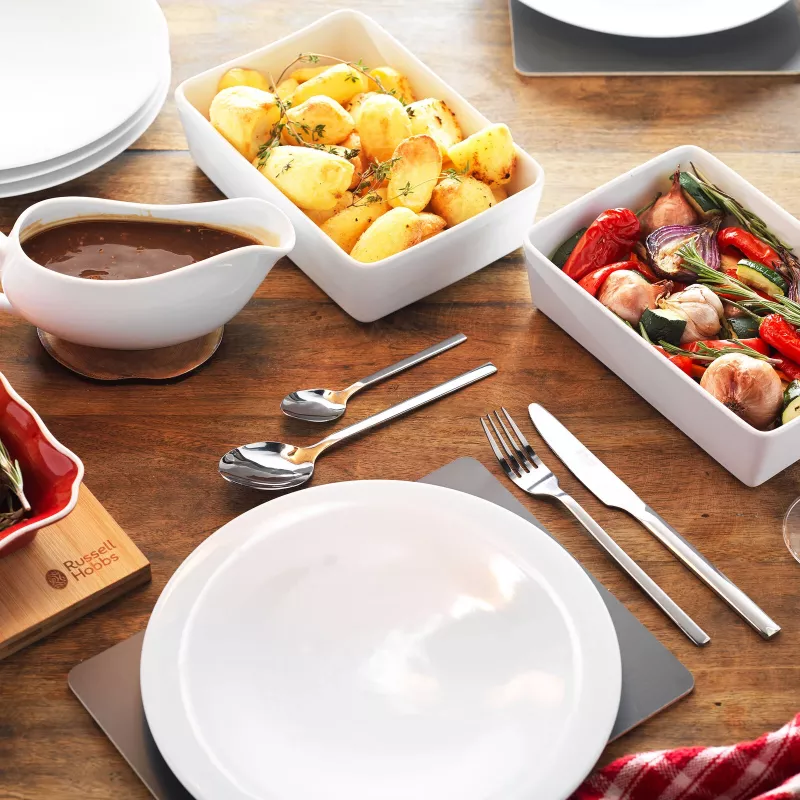 Conjunto de talheres Russell Hobbs BW028422EU7, 16 peças, talheres em aço inoxidável