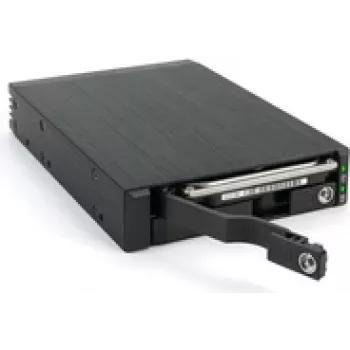 FANTEC MR-25DUAL - rack de memória móvel - 2.5 (6,4 cm) - SATA 6Gb/s / SAS 6Gb/s - preto