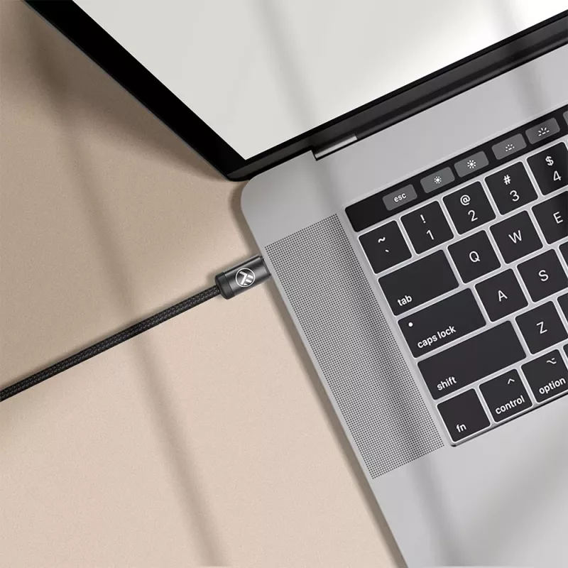 Cabo USB-C Tellur TLL155801 240W 2m preto – cabo de carregamento e dados USB-C para USB-C