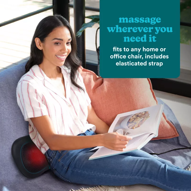 Massajador de almofada HoMedics SP-50H com nós Shiatsu e função de calor