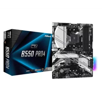 Placa-mãe ASRock B550 PRO4 AMD B550 Socket AM4 ATX