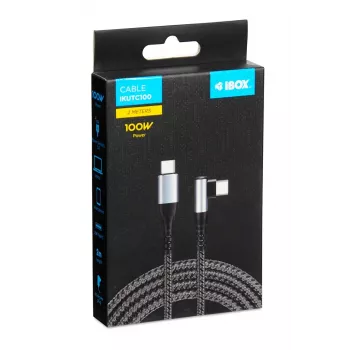 Cabo USB iBox IKUTC100 USB 2.0 2 m USB C preto