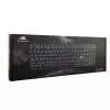 Teclado US Baracuda Starfish preto Modelo STARFISH — formato compacto, layout US