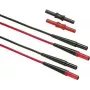 Fluke SureGrip - cabo de teste - preto - vermelho - CAT III, CAT IV - silicone - 1,5 m - 1000 V (2003602)